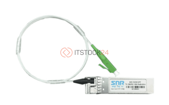 SFP+BIDI-C29-10 Модуль SFP+ CWDM оптический двунаправленный (BIDI), дальность до 10км (9dB), 1290нм