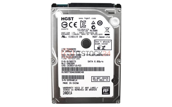 Жесткий диск Hitachi 0J30573 1Tb SATAIII 2,5" HDD