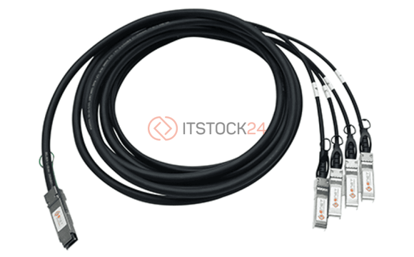 QSFP-40G-4xSFP+DAC-3 Модуль 40G QSFP-40G->4xSFP+ DAC, дальность до 3м