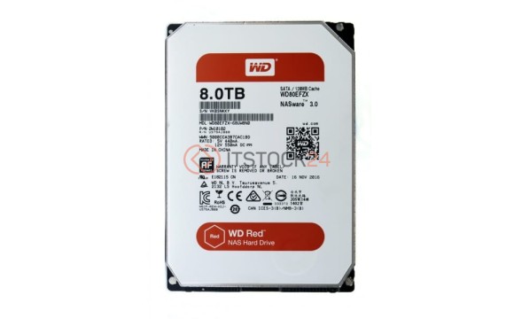 Жесткий диск Western Digital WD80EFZX 8Tb 5400 SATAIII 3.5" HDD