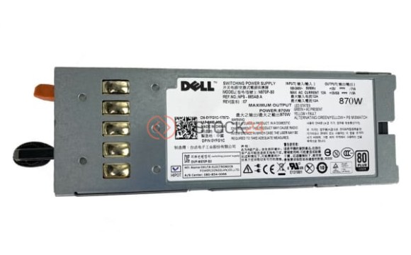 Блок питания Dell 870W Redundant Power Supply для Poweredge R710 T610 [N870P-S0]