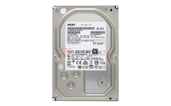 Жесткий диск Hitachi HUS726040ALE614 4Tb 7200 SATAIII 3.5" HDD