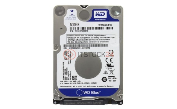 Жесткий Диск Western Digital WD5000LPCX 500Gb 5400 SATAIII 2,5" HDD