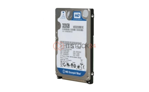 Жесткий диск Western Digital WD3200BEVE 320Gb 5400 IDE 2,5' HDD