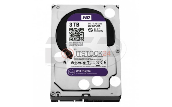 Жесткий диск Western Digital WD30PURX 3Tb IntelliPower SATAIII 3.5' HDD
