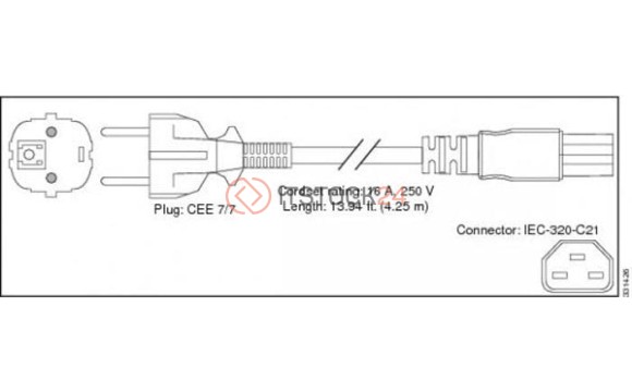 PWR-CAB-AC-EU Кабель Cisco