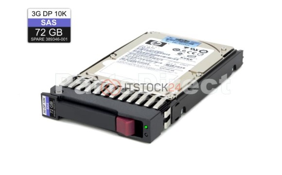 384842-B21 Жесткий диск HP 72-GB 3G 10K 2.5 DP SAS HDD