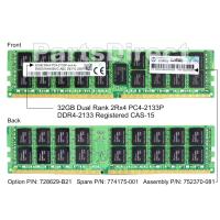 752370-081 Оперативная память HP Enterprise 32 Гб DIMM DDR4 2133 МГц 752370-081 Оперативная память HP Enterprise 32 Гб DIMM DDR4 2133 МГц