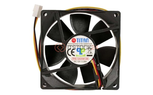 Вентилятор Titan TFD-12025M12B 12v 120x120x25mm  2000