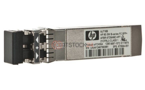 AJ7169B Трансивер HP 8Gb SW FC SFP+ (670504-001)