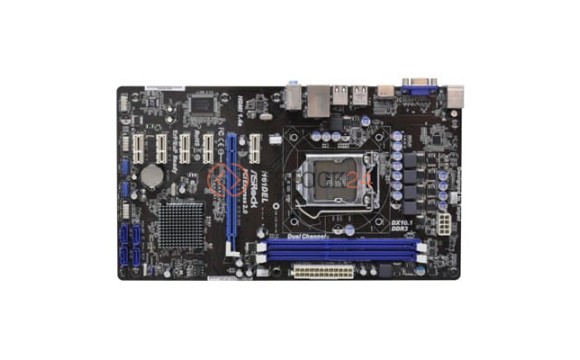 Материнская плата ASRock H61DEL Socket 1155