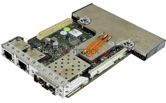 Адаптер Dell QLogic 57800 2x10Gb DA/SFP+ + 2x1Gb BT Network Daughter Card,CusKit [540-BBFH]