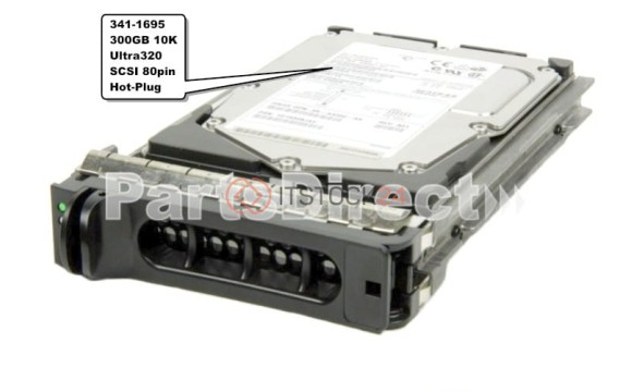 341-1905 Жесткий диск Dell 300 Гб 10000 об/мин