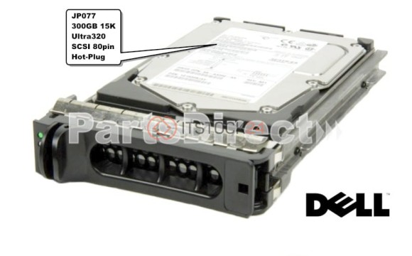 JP077 Жесткий диск Dell 300 Гб 15000 об/мин
