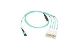 Dell Networking Cable, OM4 MTP to 4xLC Optical Breakout,7 Meter (Optics required) [470-ABPK]