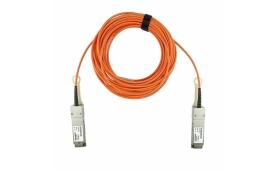 Dell Networking, Cable, QSFP+, 40GbE, Active Fiber Optical Cable, 10 Meters (No optics [470-AAZM]