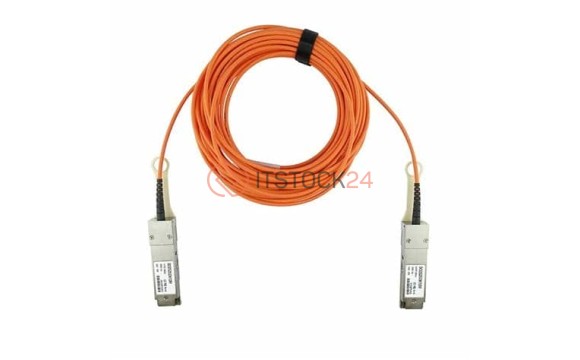 Dell Networking, Cable, QSFP+, 40GbE, Active Fiber Optical Cable, 10 Meters (No optics [470-AAZM]