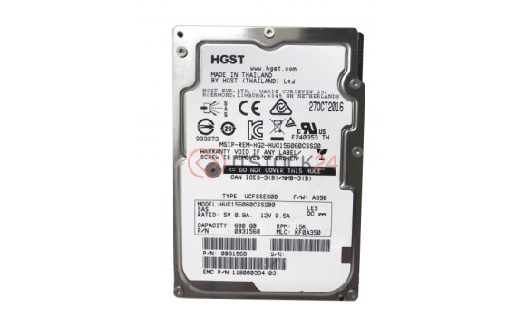 Жесткий диск EMC 118000394-03 600Gb 15000 SAS 2,5' HDD