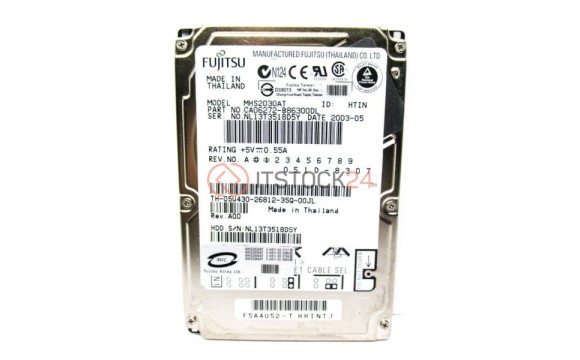 Жесткий диск Fujitsu CA06272-B86300DL 30Gb 4200 IDE 2,5" HDD