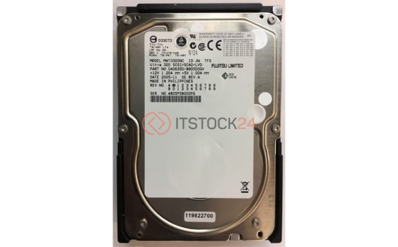 Жесткий диск Fujitsu CA06350-B400 300Gb  U320SCSI 3.5" HDD