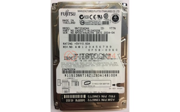 Жесткий диск Fujitsu CA06377-B134000B 40Gb 5400 IDE 2,5" HDD