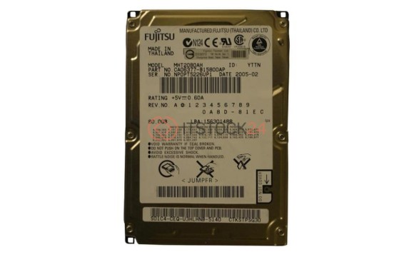Жесткий диск Fujitsu CA06377-B15800AP 80Gb 5400 IDE 2,5" HDD