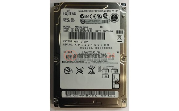 Жесткий диск Fujitsu CA06531-B704 40Gb 5400 IDE 2,5" HDD