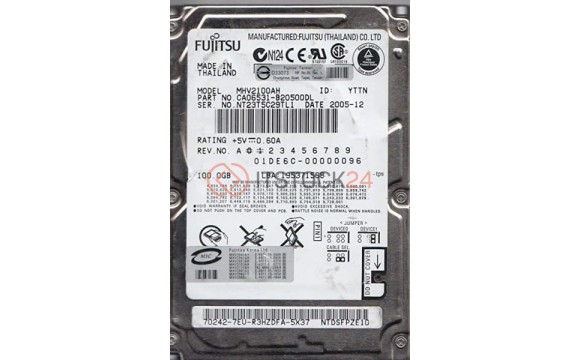 Жесткий диск Fujitsu X8196 100Gb 5400 IDE 2,5" HDD