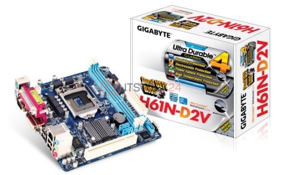 Материнская плата Gigabyte GA-H61N-D2V Socket 1155