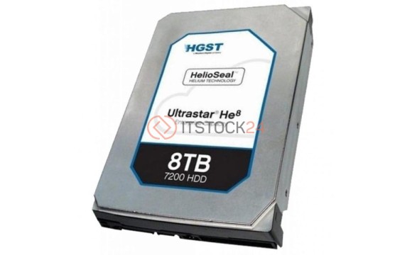 Жесткий диск HGST 0F23654 8Tb 7200 SAS 3,5" HDD
