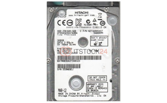 Жесткий диск Hitachi HTS548030M9AT00 30Gb 5400 IDE 2,5" HDD
