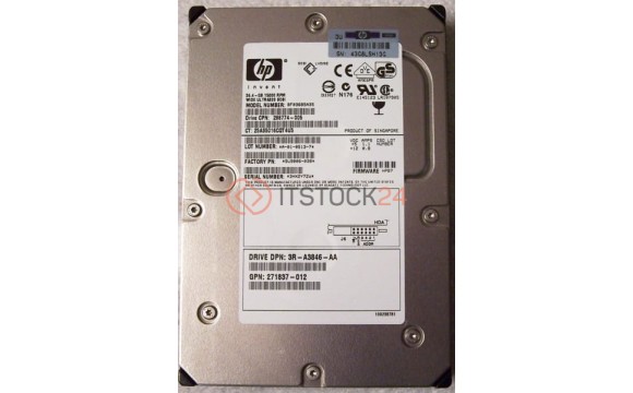 Жесткий диск HP 271037-012 36,4Gb  U320SCSI 3.5' HDD