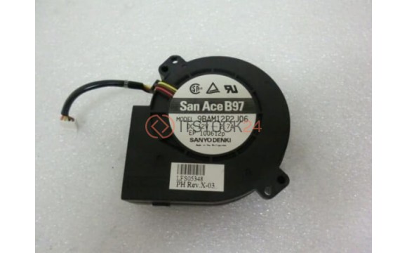 411678-001 Вентилятор HP [Sanyo-Denki] San Ace B97 XF-27709 2.7A 12v 6850 об/мин 56.9CFM 66dB 95x97x33mm для DL145G3