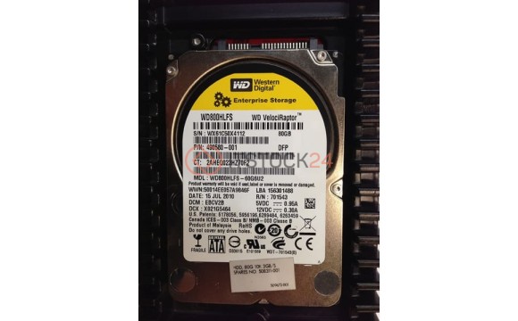 Жесткий диск HP 439994-001 80Gb  SATAII 2,5' HDD