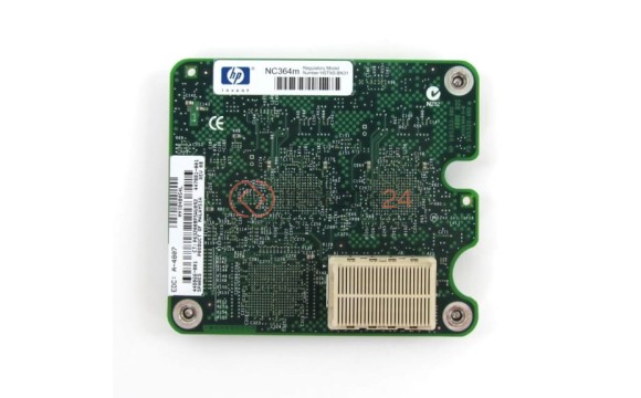 Адаптер HP NC364m 4-port Gigabit ethernet mezzanine adapter [448066-001]