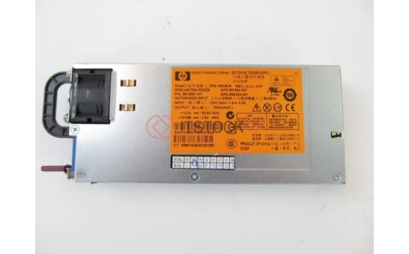 599383-001 Блок питания HP 750W Gold PSU for G6/G7 Servers REF