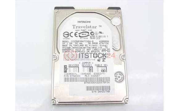 Жесткий диск Hitachi 00K727 30Gb 4200 IDE 2,5" HDD