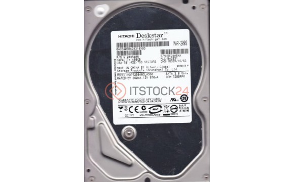 Жесткий диск Hitachi 0A35405 400Gb 7200 SATAII 3.5" HDD