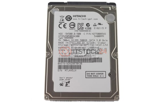 Жесткий диск Hitachi 0A57915 500Gb 5400 SATAII 2,5" HDD