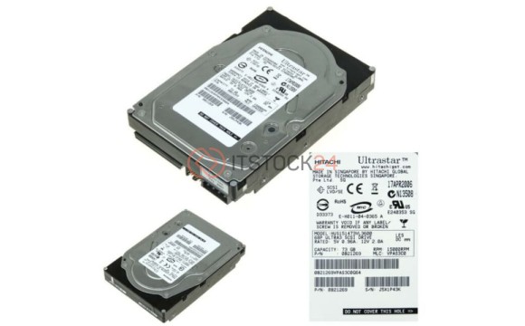 Жесткий диск Hitachi 0B21269 73,4Gb 15000 U320SCSI 3.5" HDD