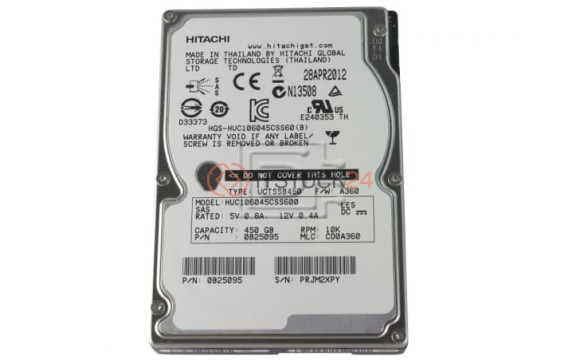 Жесткий диск Hitachi 0B25095 450Gb 10000 SAS 2,5" HDD