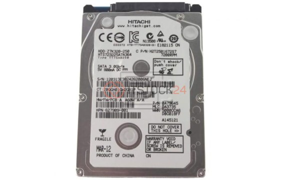 Жесткий диск Hitachi 0J13252 250Gb 7200 SATAII 2,5" HDD