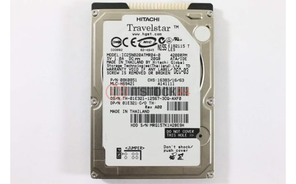 Жесткий диск Hitachi 1E321 20Gb 4200 IDE 2,5" HDD