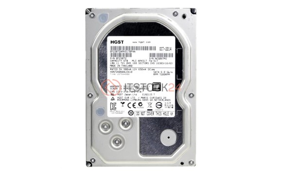 Жесткий диск Hitachi HDN726060ALE610 4Tb 7200 SATAIII 3.5" HDD