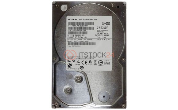 Жесткий диск Hitachi HDS721064CLA332 640Gb 7200 SATAII 3.5" HDD