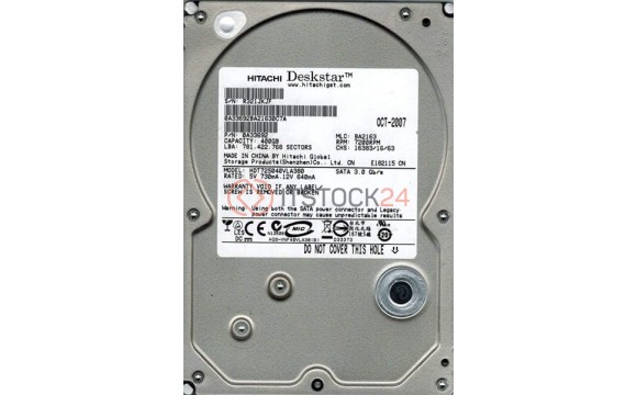 Жесткий диск Hitachi HDT725040VLA380 400Gb 7200 SATAII 3.5" HDD