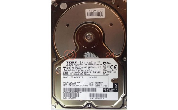 Жесткий диск IBM 07N3935 76,8Gb 7200 IDE 3.5' HDD