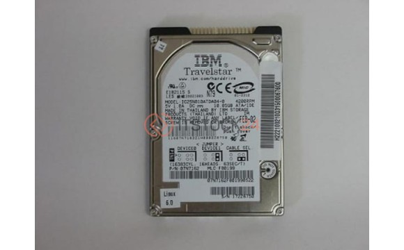Жесткий диск IBM 07N7162 10,05Gb 4200 IDE 2,5" HDD