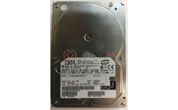 Жесткий диск IBM IC35L060AVVA07-0 61,4Gb 7200 IDE 3.5" HDD