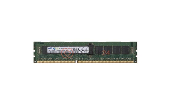 Оперативная память Samsung 1x8GB DDR3-1600 RDIMM PC3L-12800R Single Rank x4 Module [M393B1G70BH0-YK0]